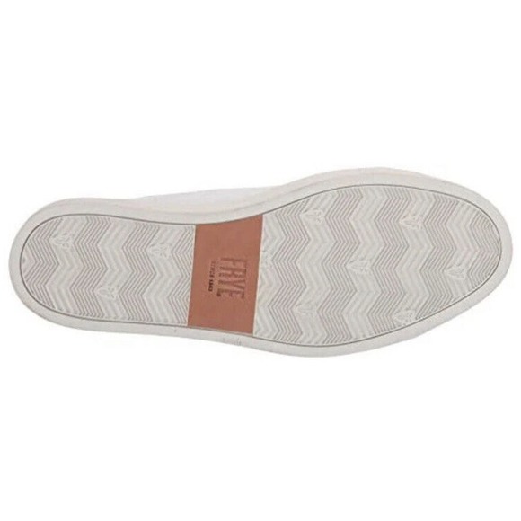 Frye Men's Walker Mid Lace White Leather Sneaker Size 9M Made in USA - Picture 2 of 7